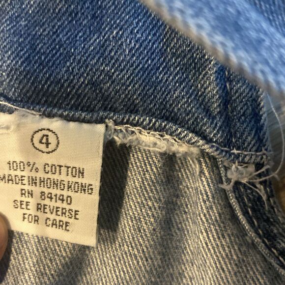 Vintage 1998 Nickelodeon Rugrats Denim Overall Dress Viacom Embroidered SZ 4 REA - Picture 13 of 16